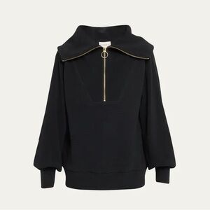 Varley Vine Pullover in dark grey/black. XS